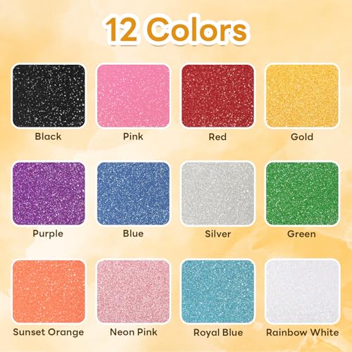 Glitter HTV Heat Transfer Vinyl