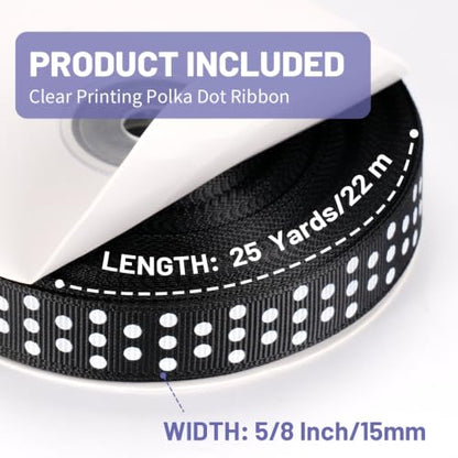 Polka Dot Grosgrain Ribbon 5