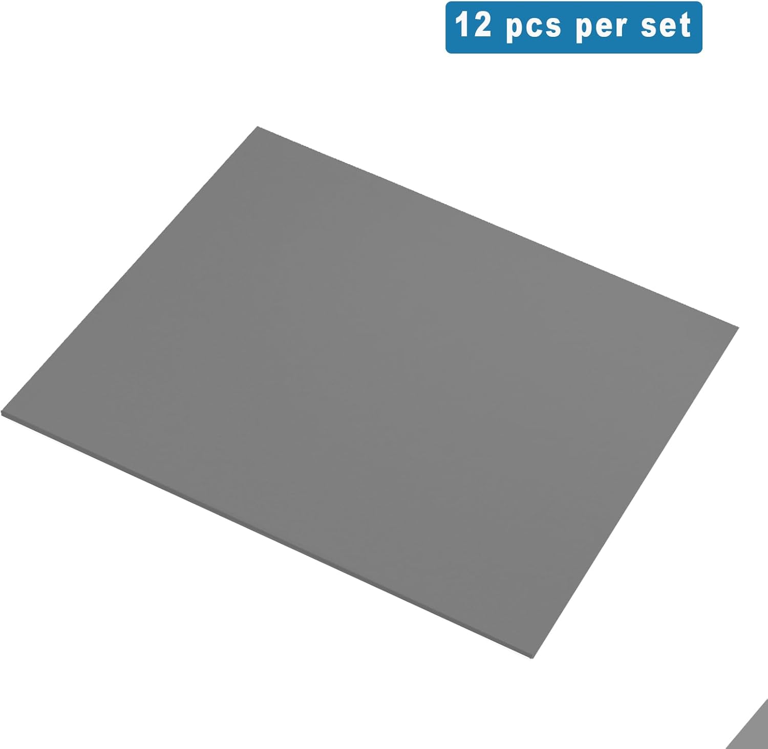 QIDIWIN EVA Foam Craft Sheets - 9x12 Inch 2mm Thick Versatile Non-Adhesive Foam for DIY, Cosplay, Scrapbooking, Classroom Projects - Durable, Flexible, Perfect for Crafting, 12 Pack(Grey) - Crafty Corner