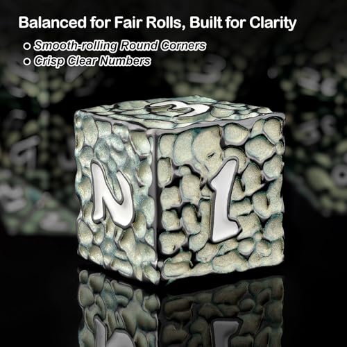 Metal DND Dice Set (8 Count)