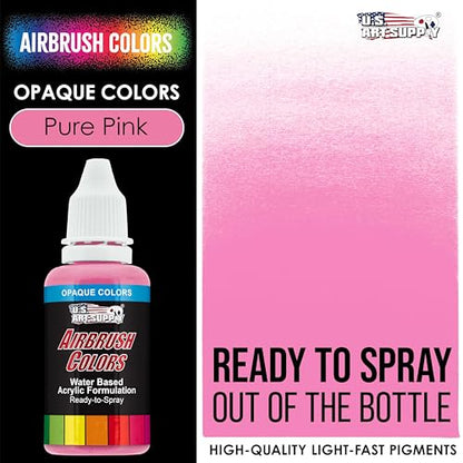 Opaque Pure Pink Acrylic Airbrush Paint