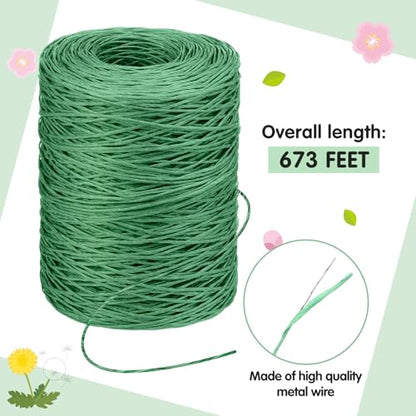 673 Feet Floral Vine Bind Wire Rustic Craft Wire