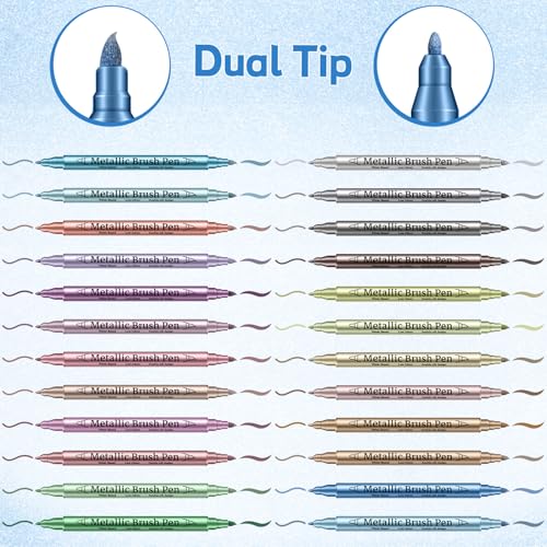 24 Metallic Markers