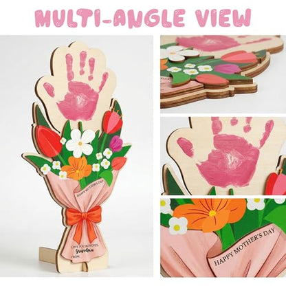 DIY Mothers Day Crafts for Kids Handprint Art
