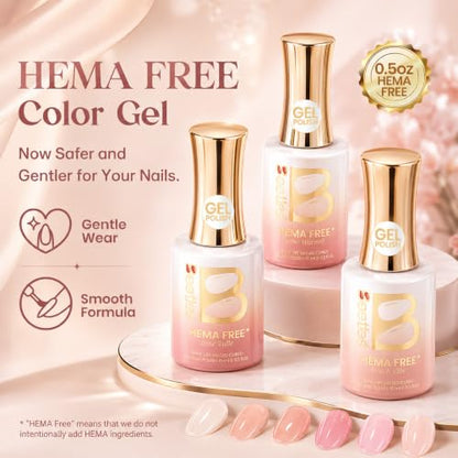 Beetles Nude Gel Nail Polish Set
