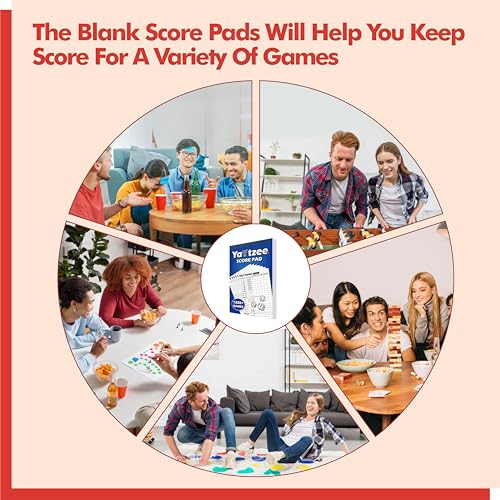 110 Sheets Score Pad for Yahtzee (110 Count)