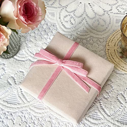 Vintage Pink Velvet Ribbon (75 Foot)