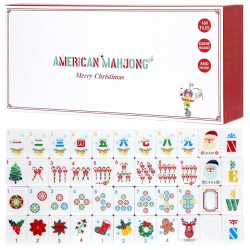 Christmas Mahjong Tiles