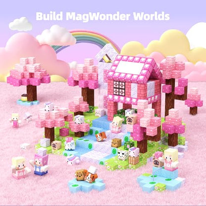 100PCS Magnetic Blocks Kid Building Toys for 3+ Years Old Girls (100 Count)
