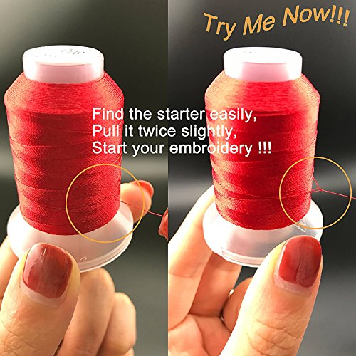 s 40 Colors 100% Polyester Machine Embroidery Thread 40WT