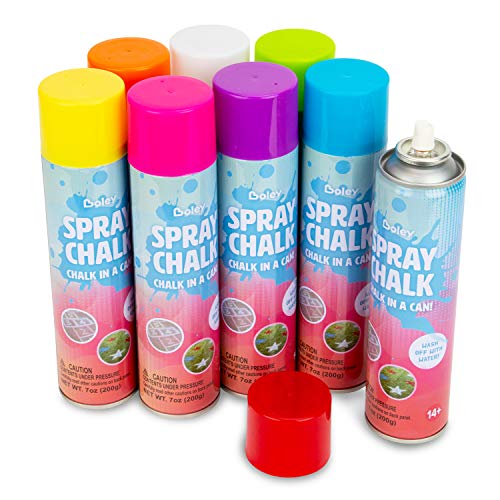 Spray Chalk 8 Pack Washable Chalk Spray Paint (56 Ounce)