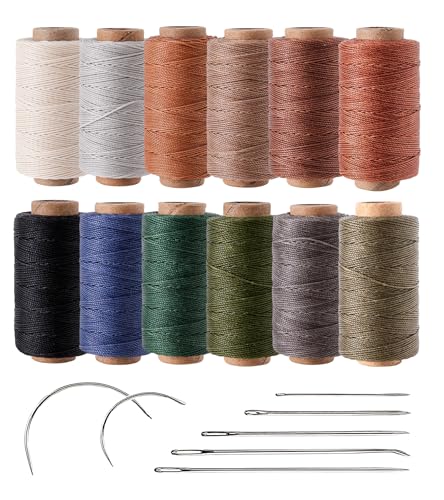 Round Polyester Waxed Thread 0.55mm (12 Color)