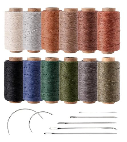Round Polyester Waxed Thread 0.55mm (12 Color)
