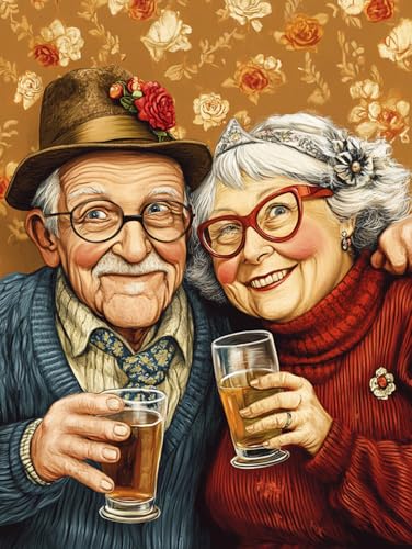 14ct Counted Stamped Cross Stitch Kits for Adults Couple Printed Cross Stitch Patterns Art Crafts Cross Stitch Supplies