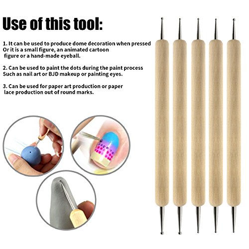 Pottery Sculpting Tools 32PCS Ceramic Clay Carving Tools Set for Crafts Polymer Clay Club (32 Count)