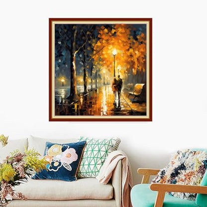 Stamped Cross Stitch Kits Full Range of Embroidery Needlework Starter Kits for Beginners Adults 11CT Embroidery Patterns Art Crafts DIY Needlepoint Kits