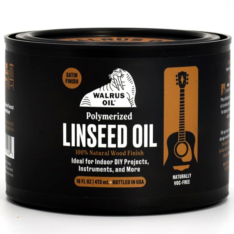 Polymerized Linseed Oil. 100% Natural (16 Fl Oz)