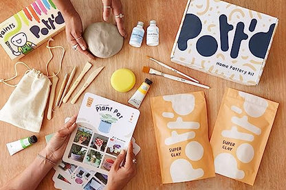 Pottery Kit Air Dry Clay Kit for Adults & Beginners