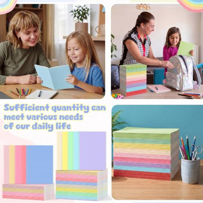 100 Pack A5 Composition Notebooks 5"x8" Wide Ruled Notebook (100 Count)