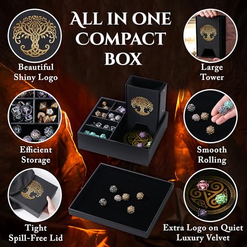 All-in-One Game Roamer - Dice Tray & Tower for DND and RPG