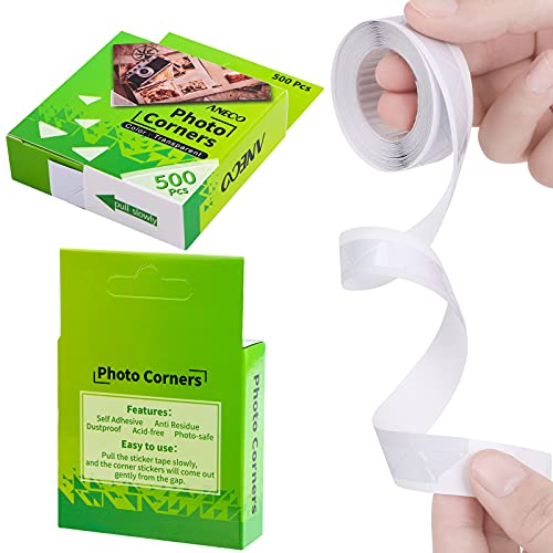 Transparent Photo Corners Clear Picture Mounting Corner Stickers for DIY Album