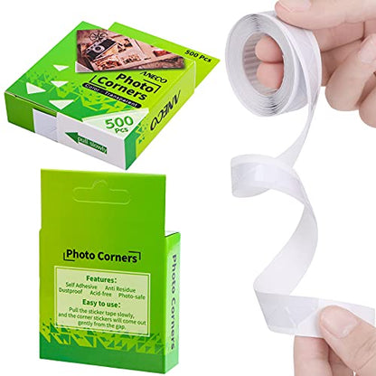 Transparent Photo Corners Clear Picture Mounting Corner Stickers for DIY Album