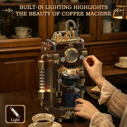 Retro Coffee Machine Building Block Set (1091 Count)