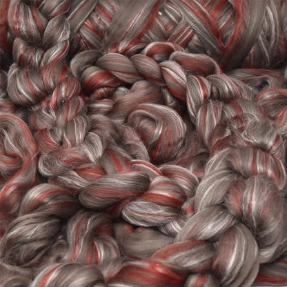 Merino Silk Luxe Tonal Designer Blend. Superfine Merino