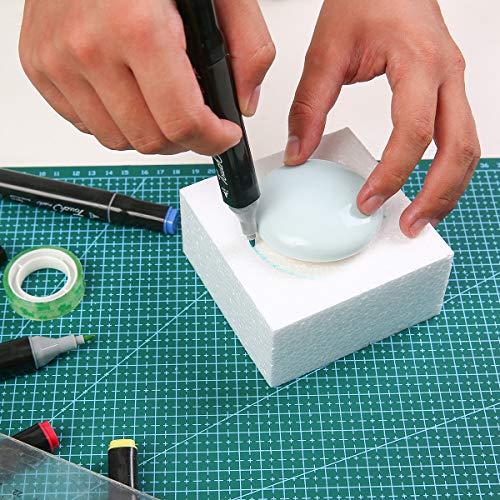 4x4x2in Craft Foam Blocks 24 Pack for Arts & Crafts School Projects