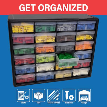 24 Drawer Plastic Storage Cabinet