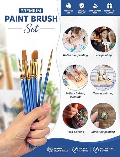 Paint Brush & Palette Set (25 Count)