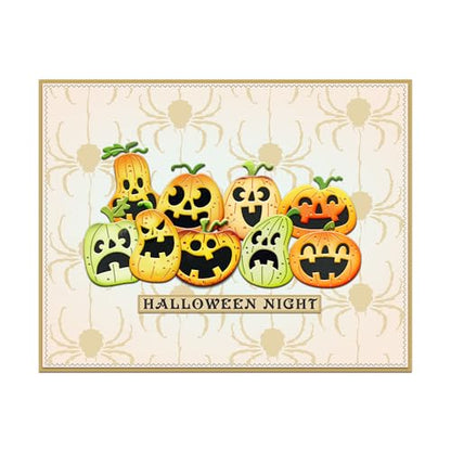 Halloween Clear Silicone stampReusable Stamp with Pumpkins
