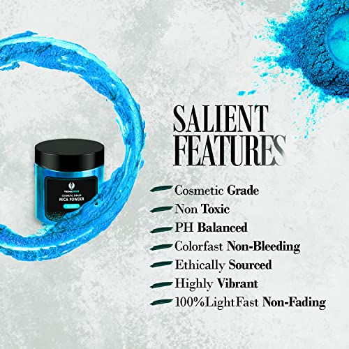 Ice Blue Mica Powder for Epoxy Resin 56g