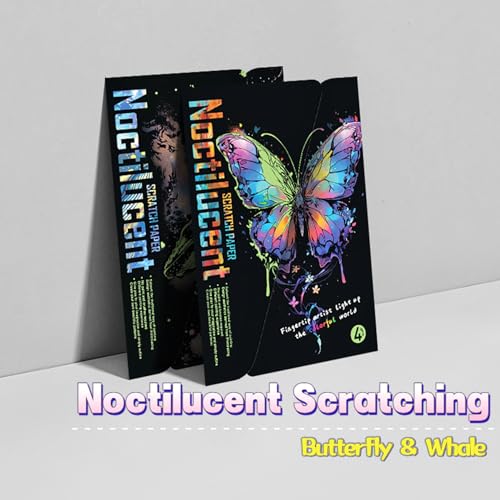 Glow in The Dark Scratch Art for Adults