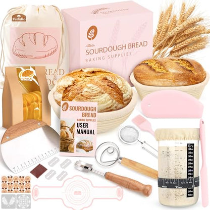 Sourdough Starter Kit Complete Set with Tools (31 Count)