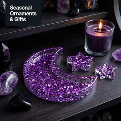 Craft Glitter Purple 100g Super Chunky Glitter (3.5 Ounce)