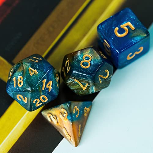 DND Dice Set D&D Polyhedral Dice for RPG (7 Count)