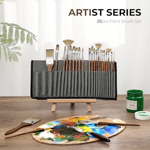 25pcs Paint Brush Set (25 Count)