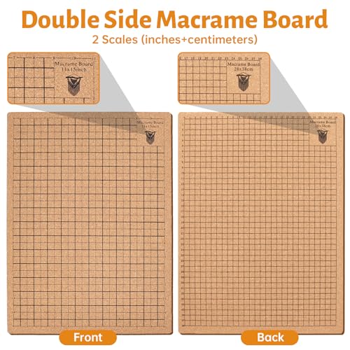 108 Pcs Complete Macrame Supplies with 12×16 Inch Macrame Board