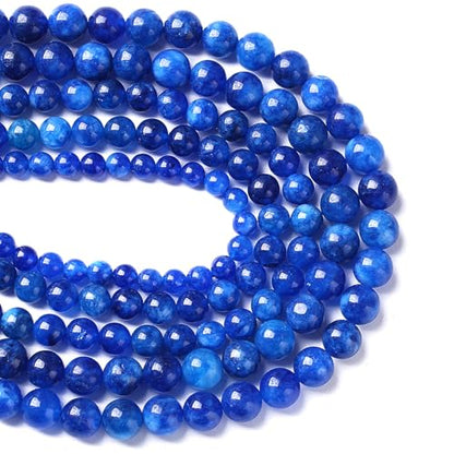 6mm 60pcs Kyanite Jade Stone Round Loose Beads for Jewelry Making DIY Bracelet Necklace