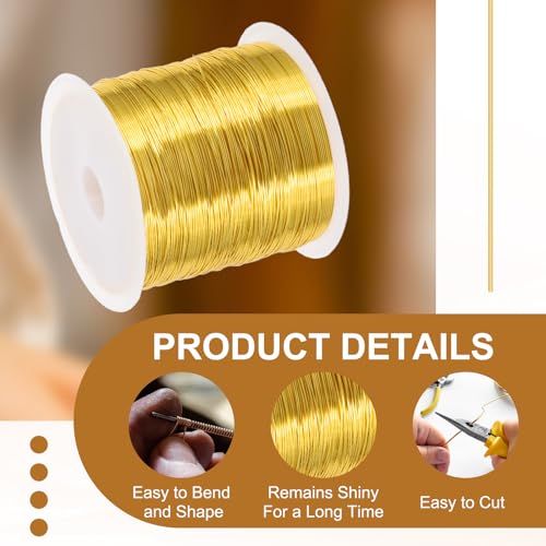 26 Guage 0.4 mm 328 Feet Jewelry Craft Wire