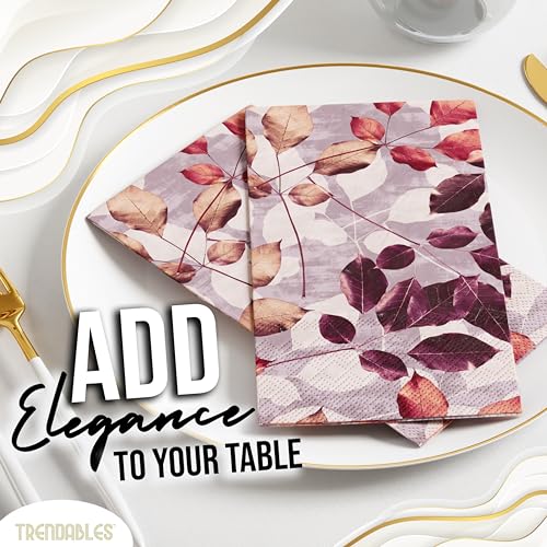 Floral Napkins for Decoupage 200 Pcs 3 Ply Floral Paper Napkins (200 Count)