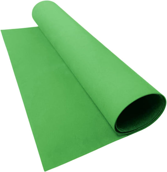 LotusFoam Large 3mm EVA Foam Sheet - 44"x 85" High Density Foam 130 kg/m3 for Cosplay, Costumes, Crafts, Flooring, Outdoor Use - 35 Colors (Green) - Green - Crafty Corner