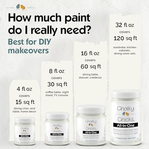 Salt Flats 16 Fl Oz Chalk Paint for Furniture All in One