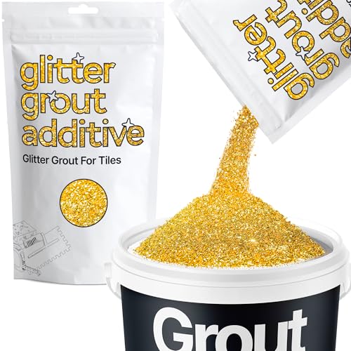 Gold Glitter Grout Additive 100g Metallic Flakes (3.52 Ounce)