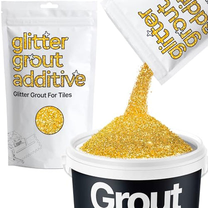 Gold Glitter Grout Additive 100g Metallic Flakes (3.52 Ounce)