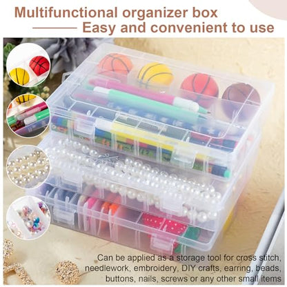 250 Pcs Set Embroidery Floss Bobbins Thread Organizer Kit (2 Count)