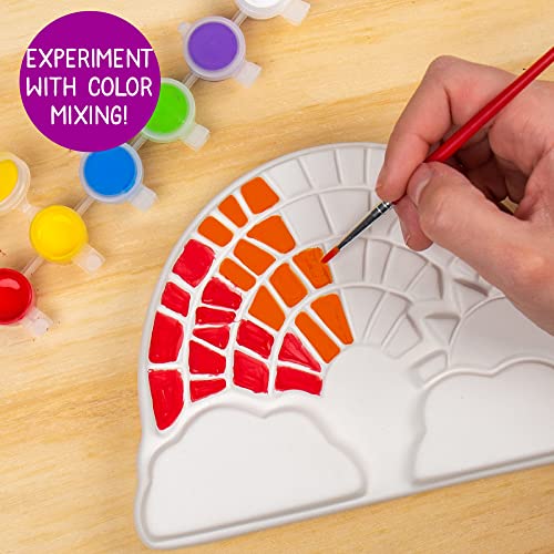 Paint Your Own Rainbow Stepping Stone Craft Kits for Kids
