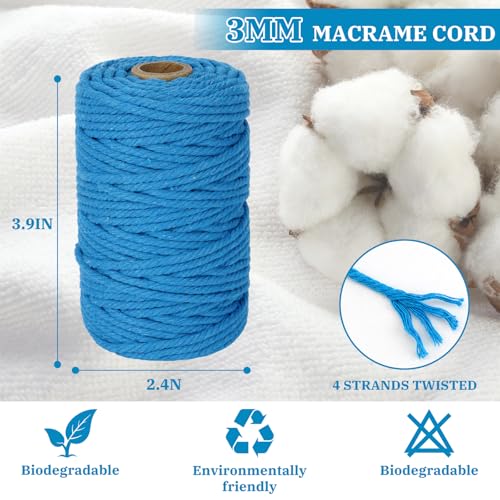 Macrame Cord 3mm x 164 Yards (492 Foot)