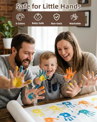 11Pcs Family Handprint Kit DIY Hand and Footprint Casting Kit with Keepsake Photo Frame